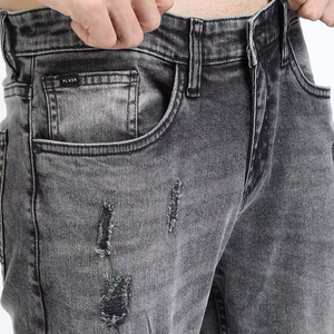 Pantalon en jean uni pour homme, très vendu, économique et de qualité, toutes saisons, fabriqué en usine, sur mesure - Product Image 6