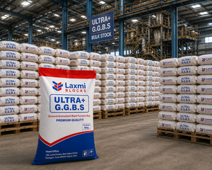 Bloques de Laxmi, Escoria Mineral Granulada de Horno de Fundición 1MT, Suplemento de Escoria, Origen Gujarat, para Fabricación de Concreto Ultra + GGBS - Product Image 1