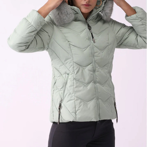 High Quality <b>Women</b> Puffer <b>Jacket</b> Factory Made Custom New StyleOutdoor Waterproof <b>Zipper</b> Closure Puffer <b>Jacket</b> for <b>Women</b> - Product Image 2