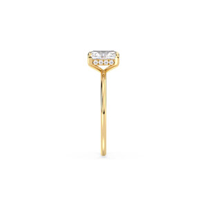 Bague de fiançailles REYES personnalisée en argent sterling 925 avec moissanite taille radiant de 1,04 carat pour femme, bijoux certifiés GRA - Product Image 5