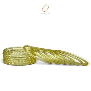 Nouvelle collection de bracelets en verre kashmiri transparents en forme de goutte de pluie, couleur blanc cassé, pour femmes, bijoux indiens pour mariage et festivals - Product Image 2