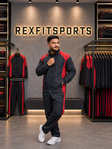 REXFIT SPORTS 2026 Ensemble court personnalisé en nylon pour homme, vêtements de sport légers, survêtement deux pièces, veste et short, streetwear - Product Image 6