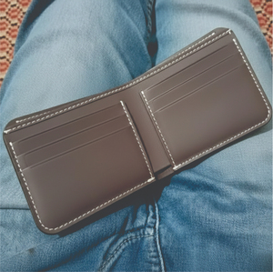 Premium Eco-Friendly Genuine Leather Bifold <b>Wallet</b> with <b>RFID</b> Protection and Button Closure for Men - Product Image 5