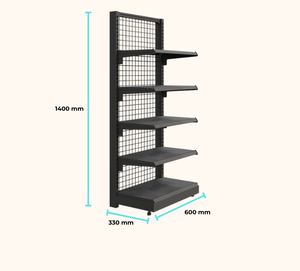 ADONG personalizado A28 Metal Store Display Racks Retail Gondola Racking System OEM Vietnam Factory - Product Image 2