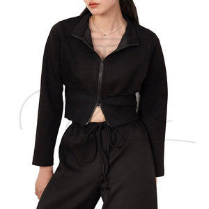 Chaquetas cortas para mujer más a la moda del 2024 con mangas largas, chaquetas cortas para mujer en venta - Product Image 1