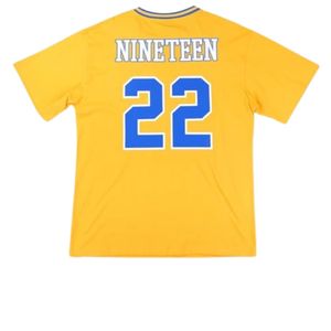 เสื้อยืดฟุตบอลโอเวอร์ไซส์สำหรับผู้หญิง แขนสั้น คอกลม ลายกรีก ตัวอักษรกราฟิก ทรงหลวม สไตล์ลำลอง สำหรับวิทยาลัย - Product Image 2
