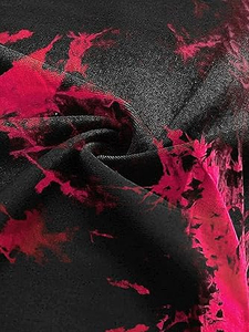 Nueva Llegada, Camiseta Tie Dye de Diseño Sólido para Mujer, Manga Corta, Cuello Redondo, Corte Holgado, 100% Algodón Poliéster, Transpirable, Ropa Casual de Verano - Product Image 4