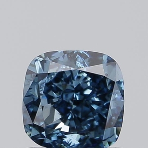 1.00 Carat <b>Cushion</b> Cut Lab Grown Diamond Fancy Vivid Blue VS2 IGI Certified CVD Loose Diamond Wholesale for Jewelry Making - Product Image 1
