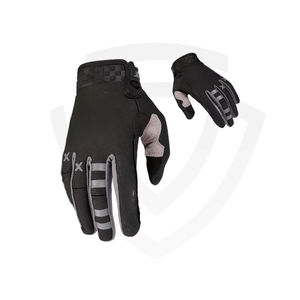 Gants de moto en cuir à doigts entiers, design personnalisé, hiver, résistants au vent, légers, imperméables, respirants, compatibles écran tactile - Product Image 1