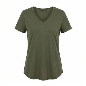 Camiseta Personalizada para Mujer, Transpirable, Diseño de Moda, Ropa Informal de Calidad, Manga Corta, Cómoda - Product Image 1