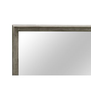 Glory mobilia G3105-M specchio luigi Phillipe stile grigio specchio da parete - Product Image 3