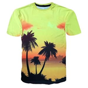 T-shirt d'été en coton de qualité supérieure, impression par sublimation, col rond, manches courtes, respirant, streetwear, entièrement personnalisable - Product Image 3