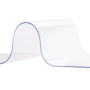 Striscia di PVC Trasparente per Porte Industriali, Altezza 96'' x Larghezza 72'', Spessore 0,08'', 12 Pezzi, per Congelatori - Product Image 1