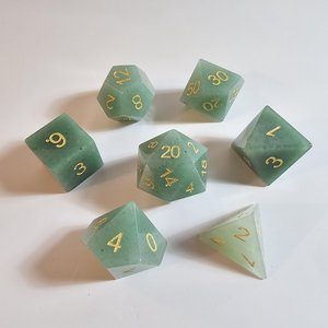 Custom Resin Polyhedral 7-Piece Eco-Friendly Durable Gaming <b>Dice</b> <b>Set</b> Tradebyd - Product Image 1