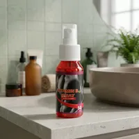 Solution liquide orale de vitamine B12 de couleur rouge certifiée ISO par le fabricant, conditionnée en flacon pulvérisateur, pour adultes (non destiné aux nouveau-nés), améliore l'immunité