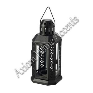 Axiom Home Accents' Elegant Coastal Chic Luxe Portavelas de madera Linternas y tarros Decoración navideña hecha a mano - Product Image 6