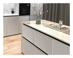 Varios colores y puertas de armario de cocina de diferentes estilos con madera maciza de abedul/madera de caucho para venta al por mayor - Product Image 5