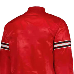 Hot Selling Satin <b>Baseball</b> <b>Jacket</b> <b>Men</b> Autumn Casual Slim Fit Stand Collar Varsity <b>Jacket</b> Quality Satin <b>Baseball</b> Unisex <b>Jacket</b> - Product Image 4