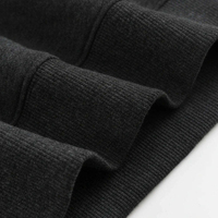 Sudadera con Capucha para Hombre, 100% Algodón, Transpirable, con Estampado Digital y Bordado, Color Negro, Estilo Casual de Invierno, Tejido de Punto, Corte Regular, Logotipo Frontal con Letras