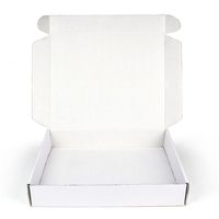 Boîte d'expédition blanche 3 plis, 8 x 8 x 6 pouces, légère, pour emballage cadeau, abonnement, stockage de produits et livraison