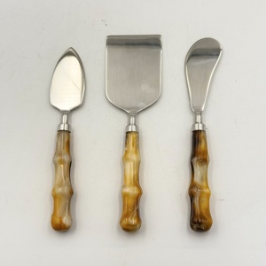 New Product Resin Handle Mirror Polished Stainless Steel Cheese Tools for Butter and Cheese <b>Slice</b> Kitchen Appliances - Product Image 1