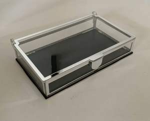 Caja de chocolate artesanal de madera y acrílico con tapa de caligrafía árabe, caja de exhibición y almacenamiento de lujo. - Product Image 3