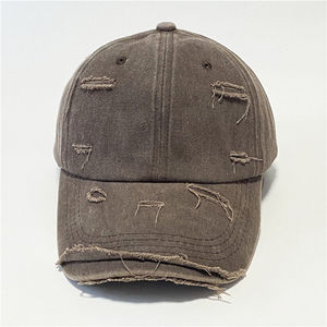 Casquettes de baseball classiques 2026 de haute qualité, vierges, 100 % coton, effet vieilli, délavées à l'acide, pour hommes, avec boucle métallique - Product Image 4