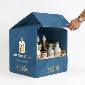 Luxury Mailer Box Liquid Soap <b>Packaging</b> Durable Corrugated Paper Fully Custom Size Color Logo Eco Friendly Recycled <b>Materials</b> - Product Image 1