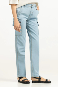 Jeans de Mujer, Corte Slim, Estilo Casual, Ajustados, Transpirables, con Frente Plano, Servicio OEM para Pantalones Vaqueros Personalizables - Product Image 2