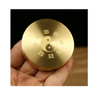 Prensapapeles de latón chapado en oro de la mejor calidad, diseño lujoso hecho a mano, 2 piezas para oficina, para sujetar documentos de papel.