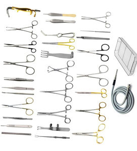 Complete Premium High Quality Plastic Surgery Surgical Instrument Set Manual Steel Surgical Kit CE Certified Dentavex DC-<b>S</b>-<b>9</b> - Product Image 2
