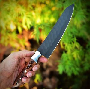 Traditional Style 5-Piece Powder Coating Chef <b>Knives</b> with Customized Handle <b>Sharp</b> Serrated Edge for Multi-Purpose Eco-Friendly - Product Image 6