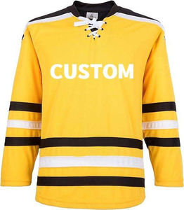 Jersey de Hockey sobre Hielo de Poliéster 100% Sublimado, Transpirable, de Secado Rápido, con Impresión Personalizada de la Mejor Calidad, para Prácticas de Equipo - Product Image 3
