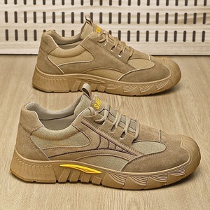 Chaussures de sport décontractées en mesh légères, basses, respirantes, style marche pour hommes - Product Image 5