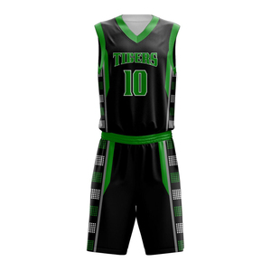 High Quality Basketball Uniform Set Custom Logo Sublimation Printing Jersey & Shorts Plus Size Sportswear - Product Image 1