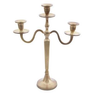 Antique Inspired Metal Candelabra For Romantic Dinner Table Decoration Luxury Restaurant And Hotel Table Display - Product Image 1