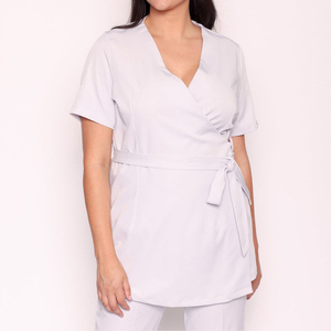 เสื้อทูนิคสำหรับพนักงานหญิง ผ้าโพลีเอสเตอร์ ระบายอากาศได้ดี เหมาะสำหรับร้านเสริมสวย สปา โรงแรม พนักงานทำความสะอาด พนักงานเสิร์ฟ พนักงานแม่บ้าน - Product Image 6