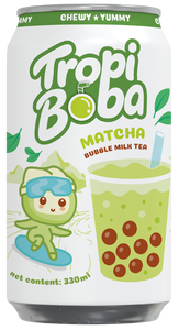 Thé au lait à bulles Tropi Boba en gros, 330 ml, avec perles de tapioca, prêt à boire, saveurs Sucre roux, Matcha, Taro, Jasmin, haute qualité - Product Image 4