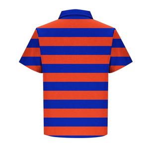 Chemise décontractée à rayures pour homme, à manches courtes, en maille respirante, polyester et élasthanne, séchage rapide, boutonnée, exportée du Bangladesh - Product Image 6