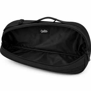 Sac de voyage en toile noire avec logo personnalisé, résistant à l'eau, avec fermeture à glissière, durable, portable, grande capacité, sac de sport pour la salle de sport - Product Image 3