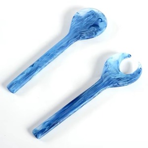 Cuillère de service en résine écologique artisanale de luxe TCE, vaisselle décorative haut de gamme, personnalisable, cadeau pour la maison et la salle à manger - Product Image 6