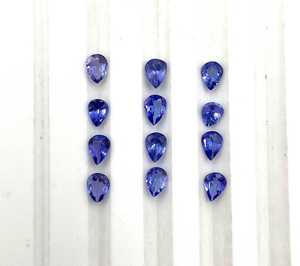 Cuentas de Tanzanita de Primera Calidad, Corte Pera, 3x4mm, para la Fabricación de Joyas, Facetadas, Calibradas, Naturales, al por Mayor - Product Image 3