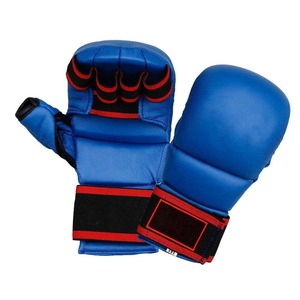 Guantes de Boxeo MMA de Cuero de Alta Calidad, Transpirables, Ligeros, Impermeables, de Secado Rápido, Medios Dedos - Product Image 4