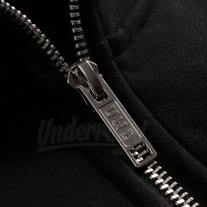 Sweat-shirts à demi-zip 100% coton, logo personnalisé, polaire écologique, respirant, streetwear décontracté, pull à revers côtelés - Product Image 2