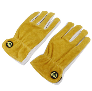 Guantes de Trabajo de Cuero Vacuno de Primera Calidad, Guantes de Seguridad Industriales para Construcción, Jardinería, Protección, Resistentes a la Abrasión - Product Image 5