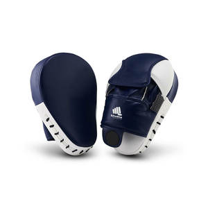 Pads d'entraînement de boxe personnalisés en cuir PU durable, anti-humidité, avec fermeture auto-agrippante, couleur et design personnalisables - Product Image 1