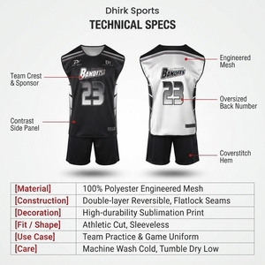 Camiseta de Lacrosse Reversible para Hombre, Personalizada con Logotipo Frontal, Transpirable, de Micro-Malla, Absorbe la Humedad, Sin Mangas, Negra - Product Image 5