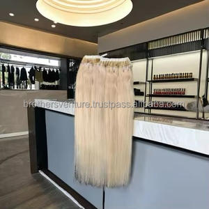 Extensiones de cabello indio sin procesar de un solo donante, cabello humano indio Virgen sin procesar 10A, 12A, 15A - Product Image 3