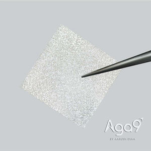 Placa de diamante cuadrada policristalina Aga9 de 12 mm x 12 mm sin pulir, 0,3 mm de espesor - Product Image 3