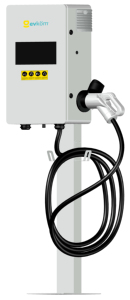 Cargador para Vehículos Eléctricos de 30kW Trifásico, Montaje en Pared o en Suelo (en Poste), Cargador de CC, 0-67A/125A - Product Image 2